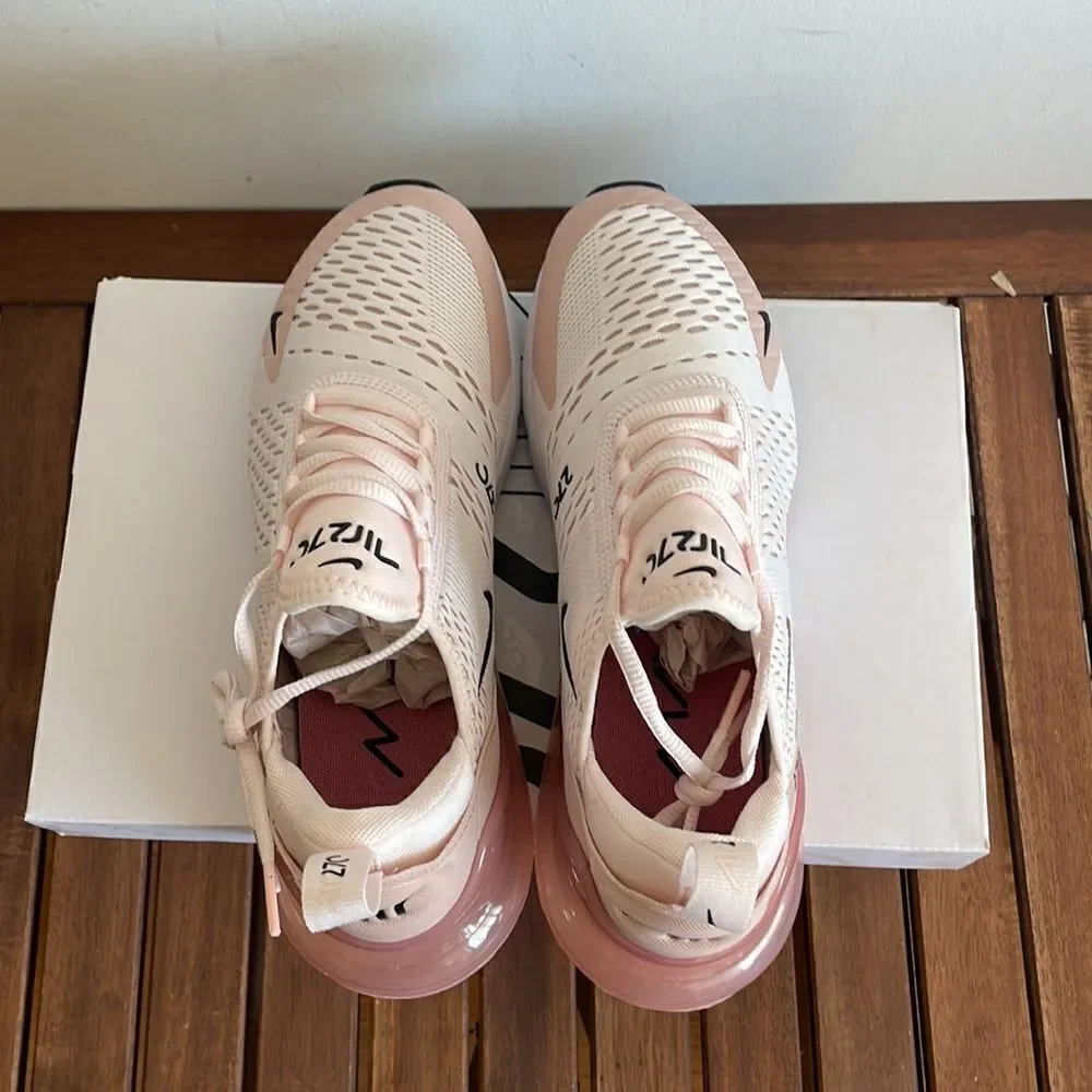Nike Air Max 270 Light Soft Pink USA Women Size 6/UK 3.5/EU 36.5(AH6789-604)